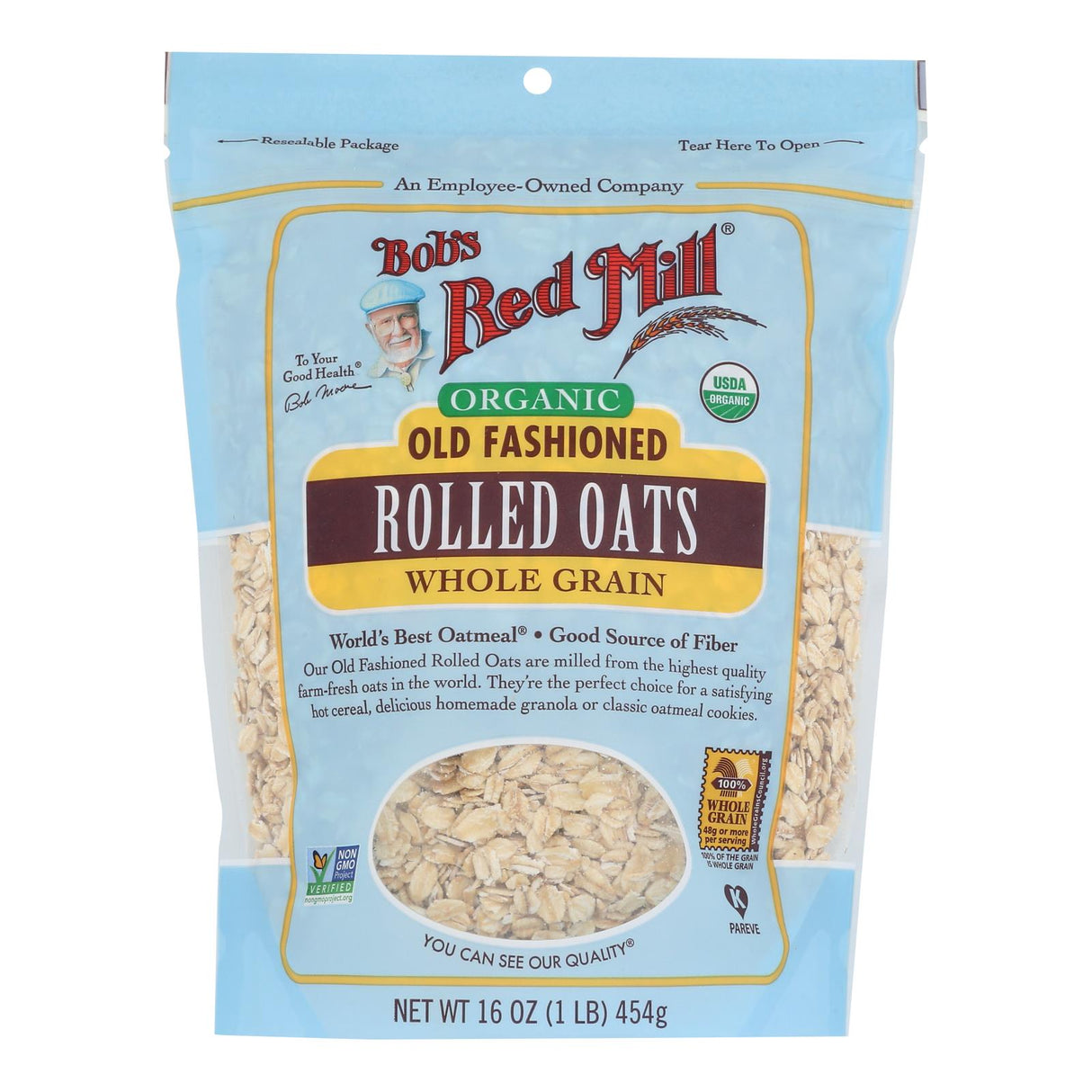 Oats, Old-Fashioned Rolled,4 - 16 OUNCE
