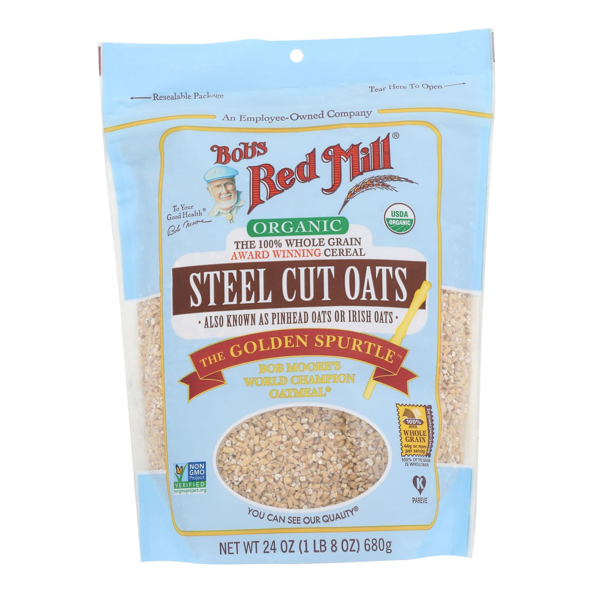 Oats, Steel Cut,4 - 24 OUNCE