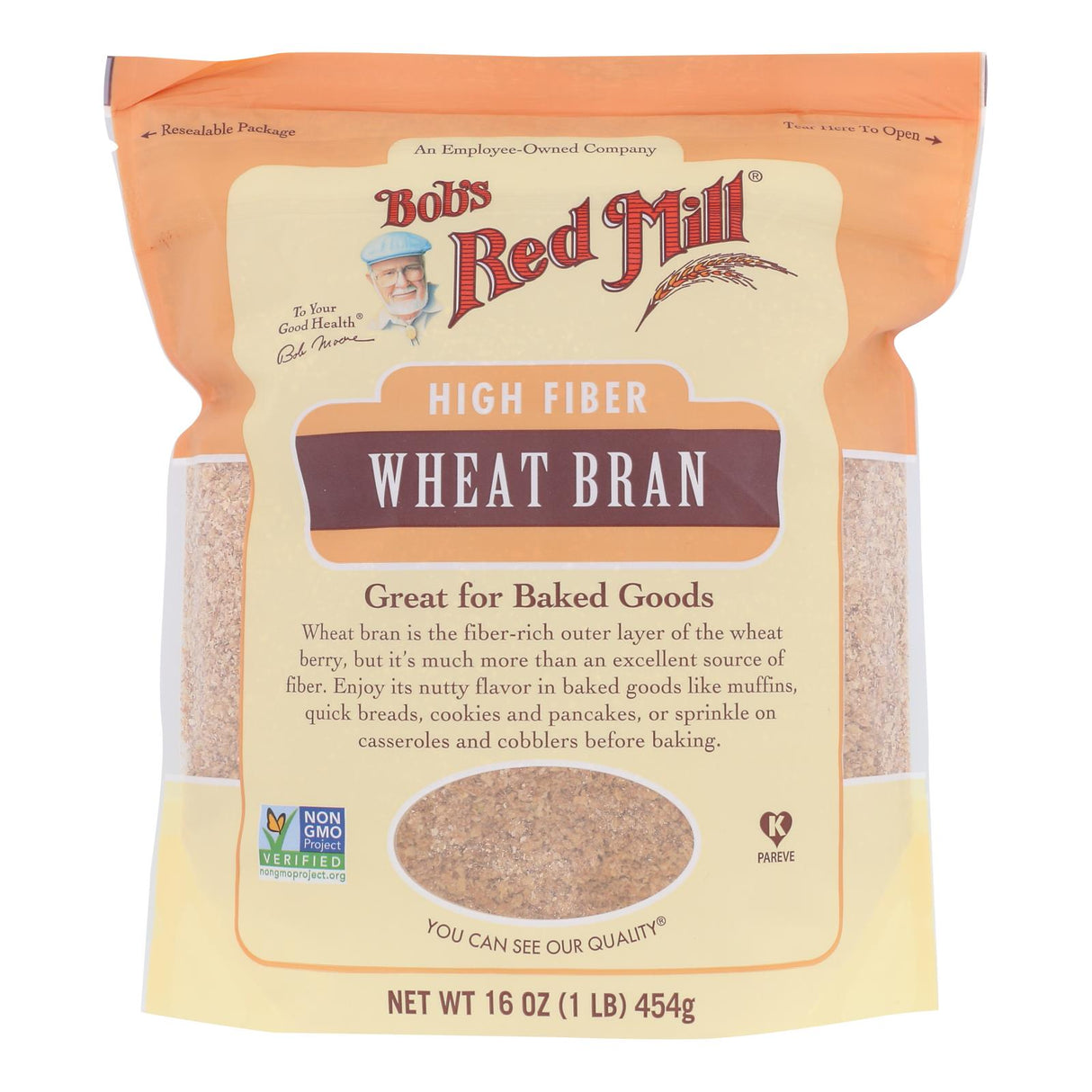 Wheat Bran,4 - 16 OUNCE