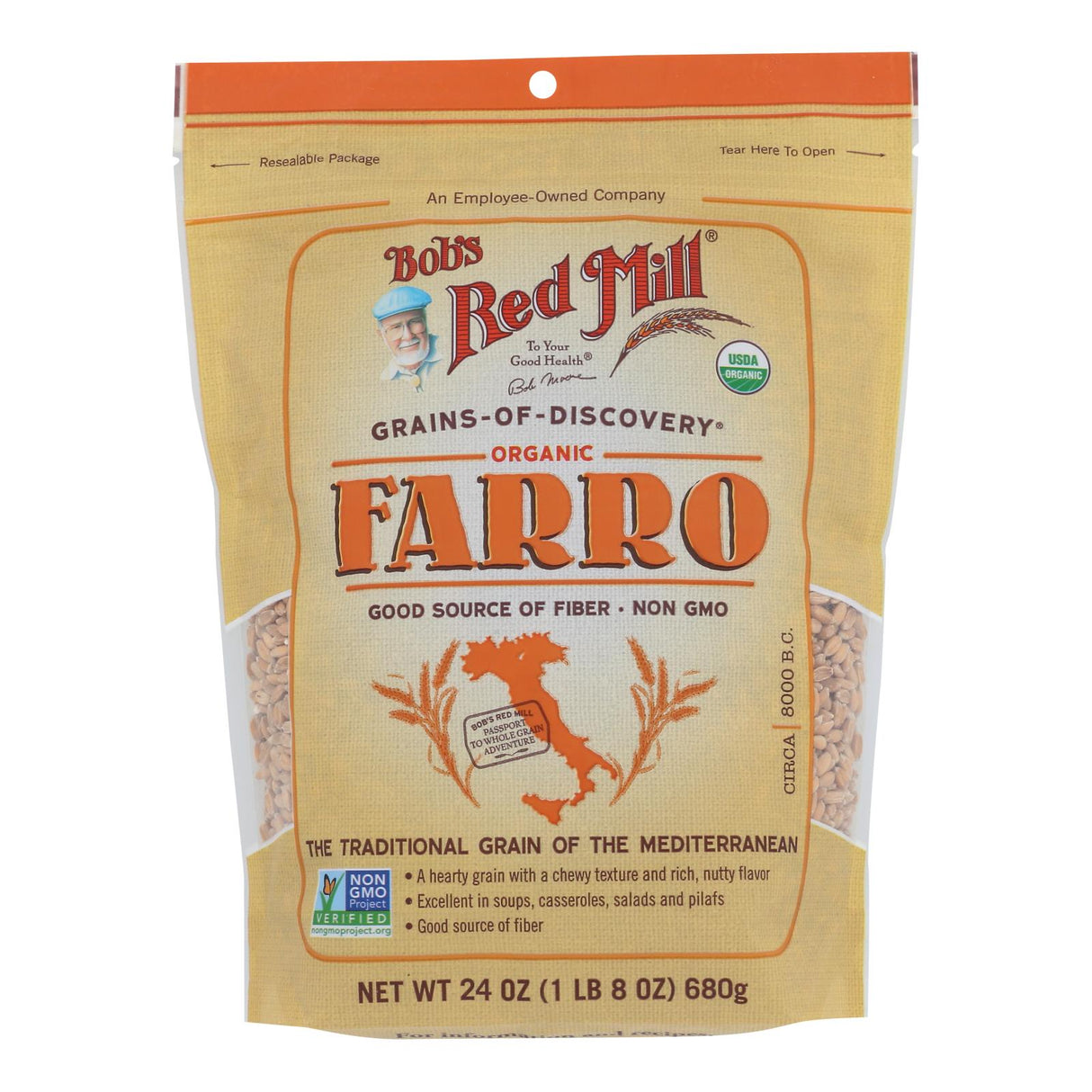 Farro, Resealable Package,4 - 24 OUNCE