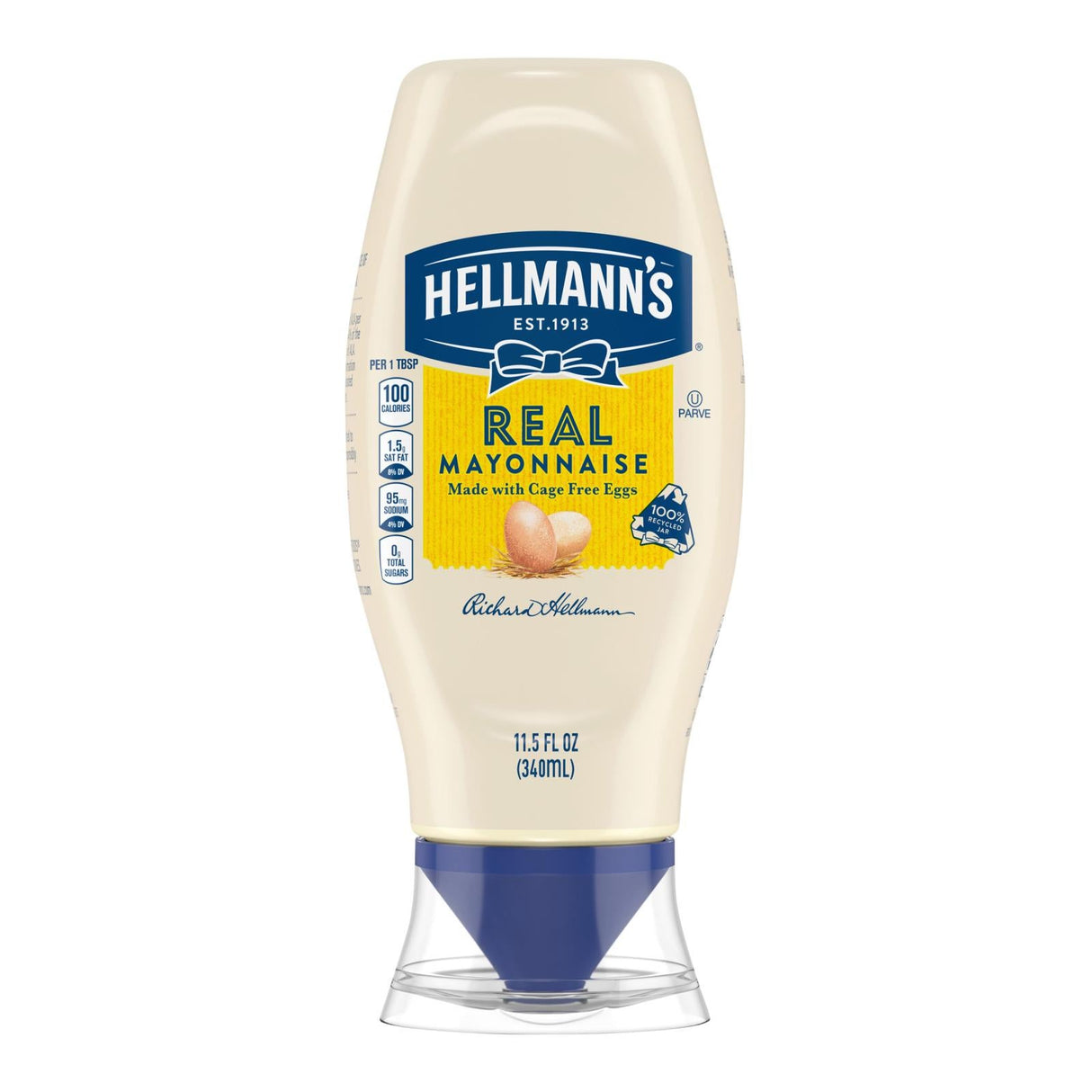 Mayonnaise, Real, Squeeze Bottle,12 - 11.5 FLUID