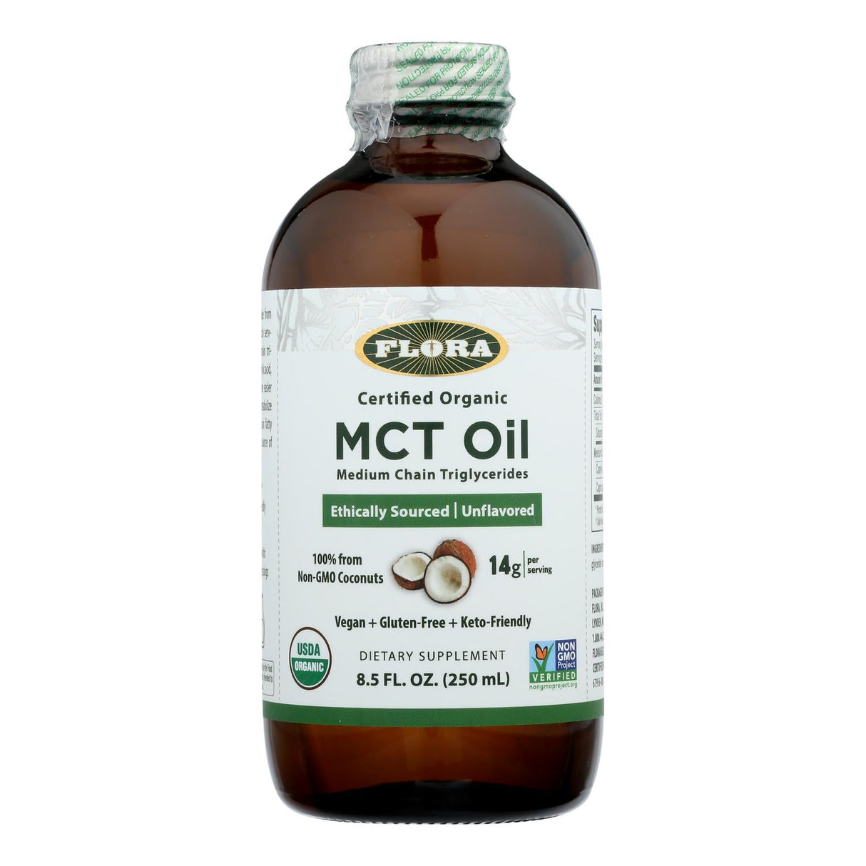 Supplement, Oil, MCT, Liquid, Unflavored,1 - 8.5 FLUID
