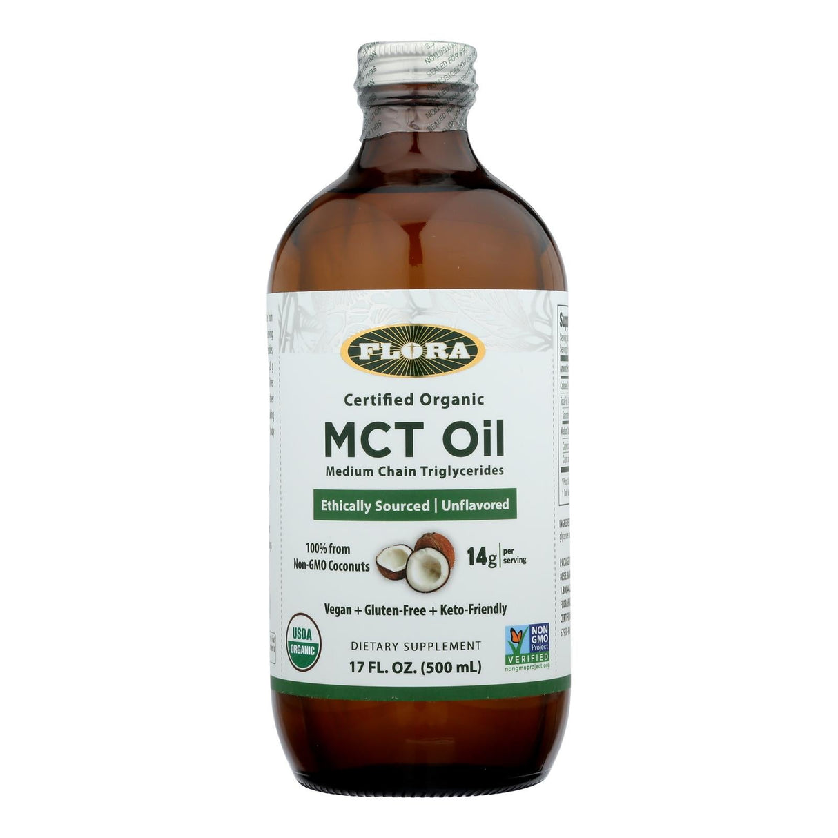 Supplement, Oil, MCT, Liquid, Unflavored,1 - 17 FLUID