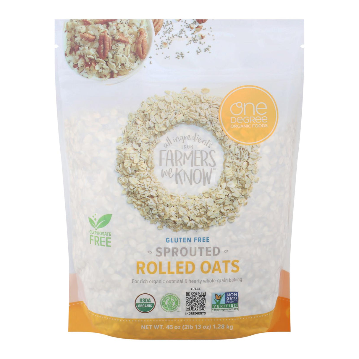 Oats, Sprouted, Rolled,4 - 45 OUNCE