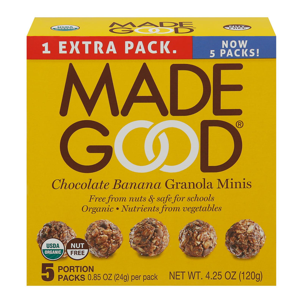 Bars, Granola, Mini, Chocolate & Banana, 0.85 Ounce,6 - 5 COUNT