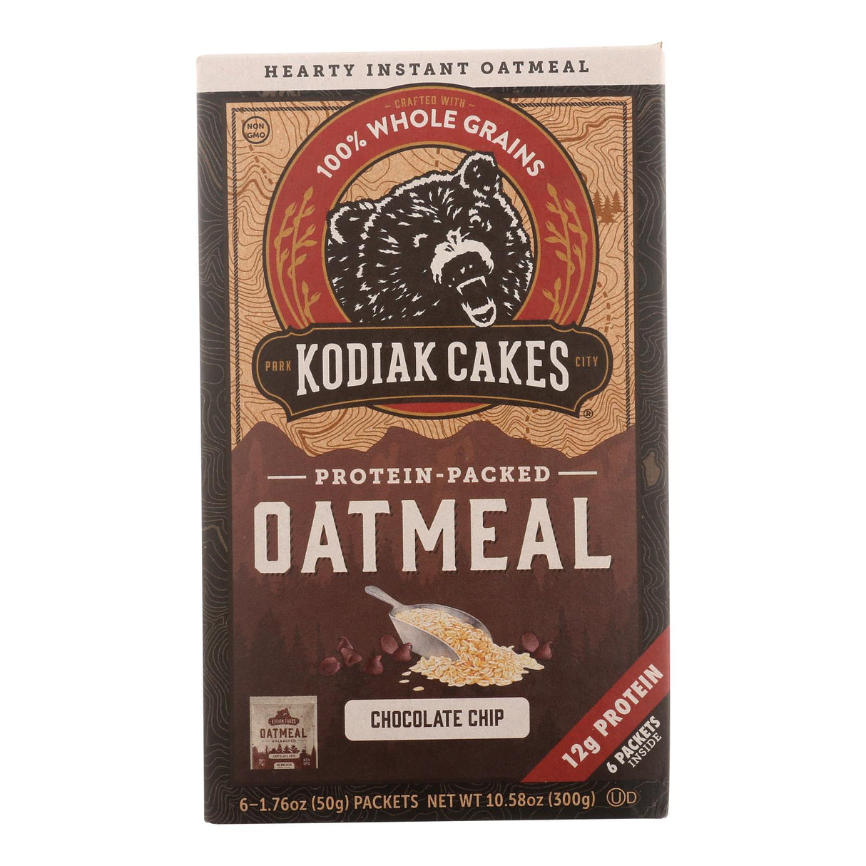 Oatmeal, Protein, Chocolate Chips, Single-Serve Packets, 1.76 Ounce,6 - 6 COUNT