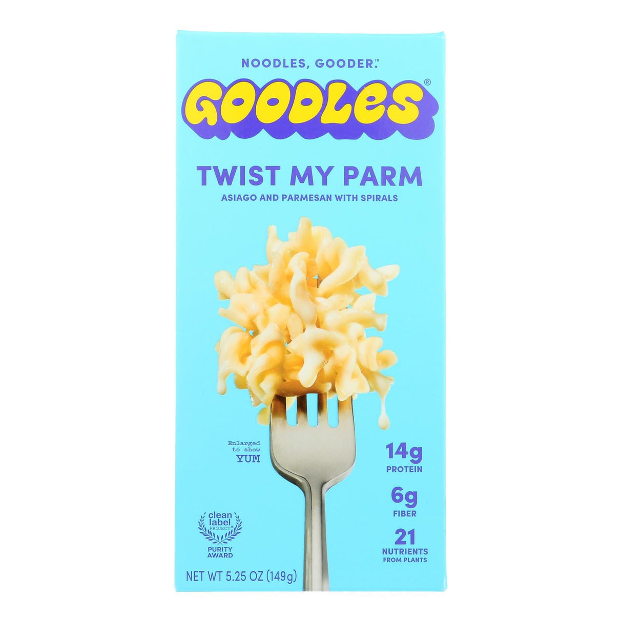 Entree, Macaroni & Cheese, Twist my Parm, Asiago & Parmesan, Spirals,12 - 5.25 OUNCE