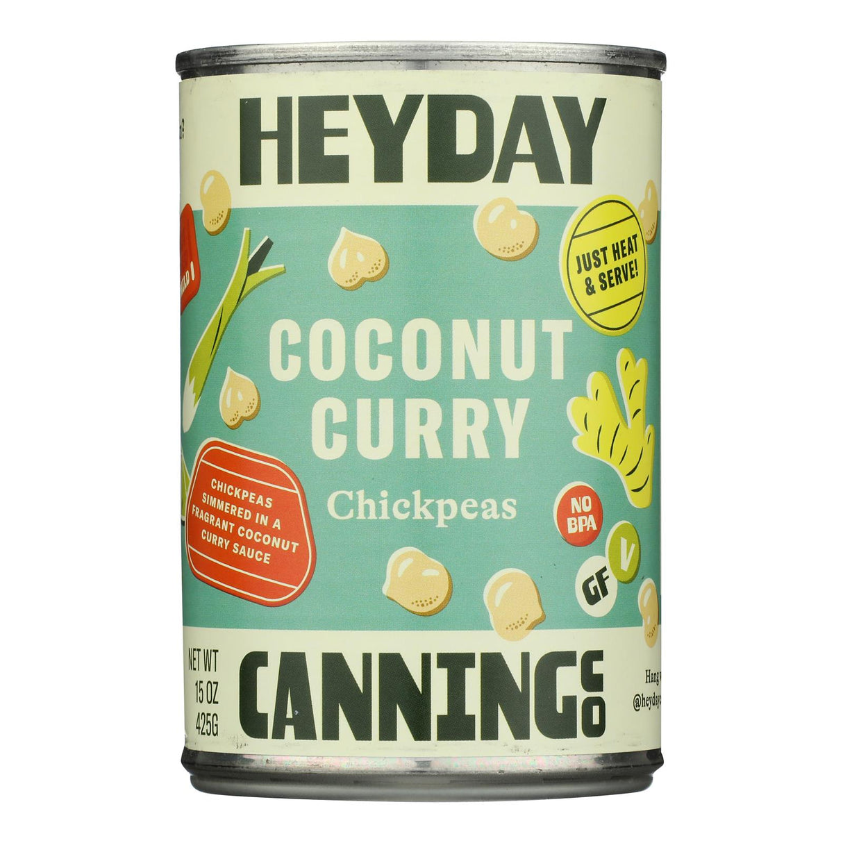 Beans, Garbanzo, Mild, Coconut Curry,6 - 15 OUNCE