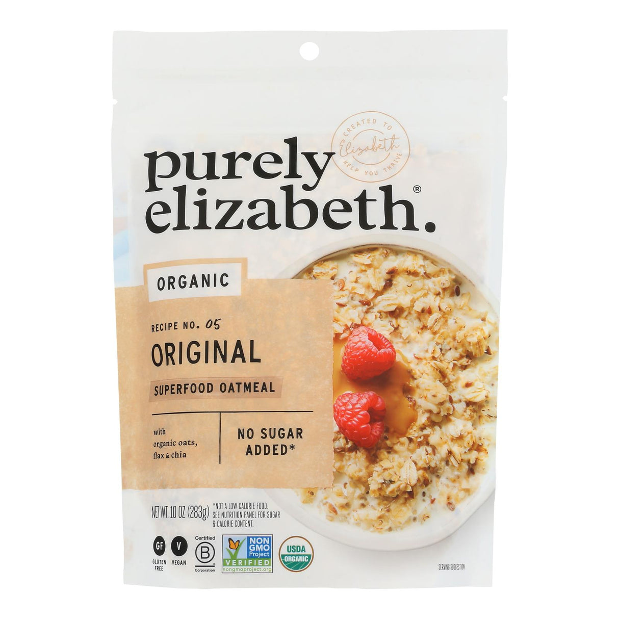 Oatmeal, Superfood, Original, with Prebiotic Fiber, Single-Serve Packets,6 - 10 OUNCE