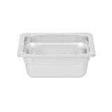 Pans, Steam Table, Kitchen Tek Sixth-Size, 2.50 Inch Deep, Anti Jam, 24 Gauge,12 - 1 EACH