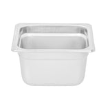 Pans, Steam Table, Kitchen Tek Sixth-Size, 4 Inch Deep, Anti Jam, 24 Gauge,12 - 1 EACH