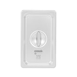 Lids, Steam Table, Kitchen Tek, Quarter-Size, Stainless Steel,12 - 1 EACH