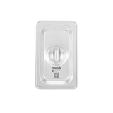 Lid, Steam Table, Kitchen Tek, Ninth-Size, Stainless Steel,12 - 1 EACH