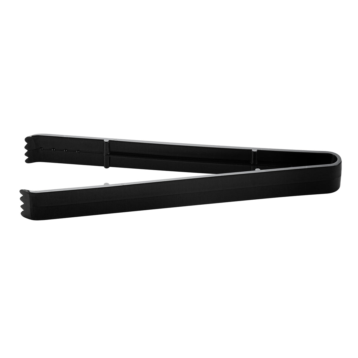 Tongs, Serrated, Cater Tek Heavy-Duty, 9 Inch, Plastic, Black,10 - 10 COUNT