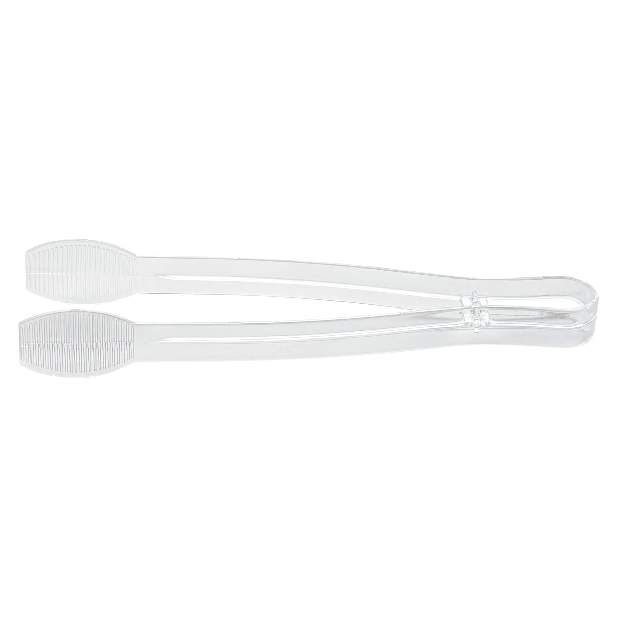 Tongs, Ridged, Cater Tek, 9 Inch, Plastic, Clear,10 - 10 COUNT