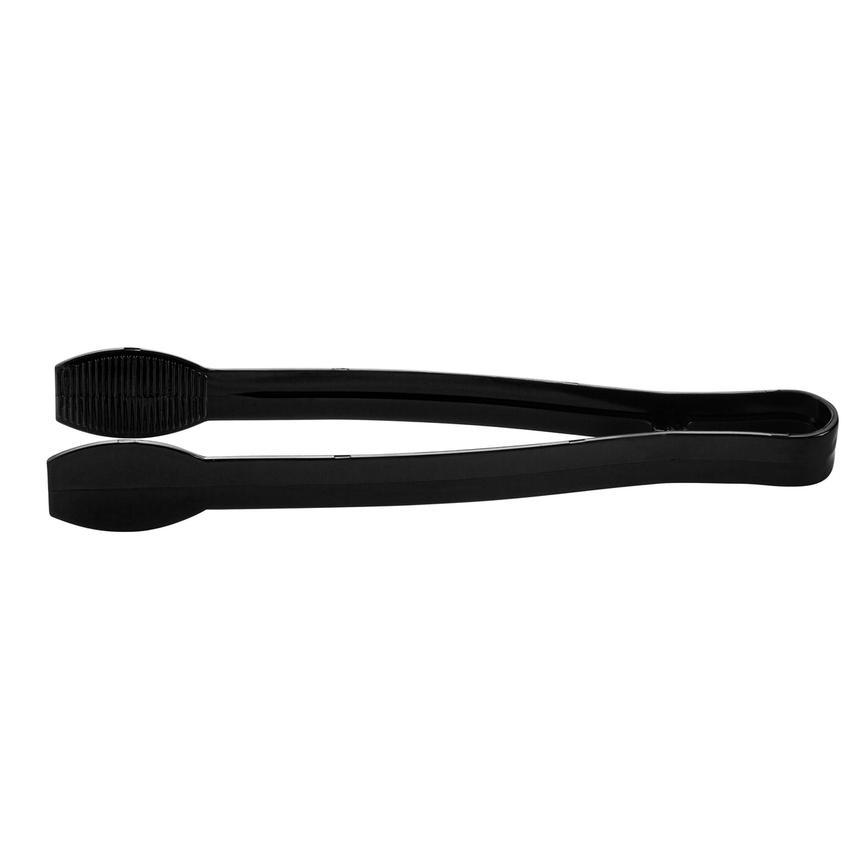 Tongs, Ridged, Cater Tek, 9 Inch, Plastic, Black,10 - 10 COUNT