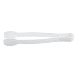 Tongs, Ridged, Cater Tek, 9 Inch, Plastic, White,10 - 10 COUNT