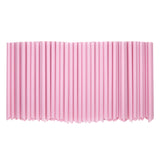 Straws, Basic Nature, Plastic, Pink, Pointed, 9 Inch, Extra Wide, Unwrapped, PLA,10 - 100 COUNT
