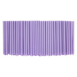 Straws, Basic Nature, Plastic, Purple, Pointed, 9 Inch, Extra Wide, Unwrapped, PLA,10 - 100 COUNT