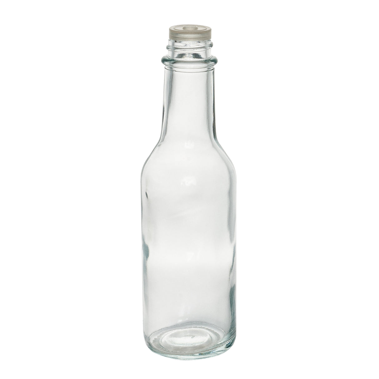 Bottles, Woozy, Vetri 5 Ounce, Glass, 1.75 x 1.75 x 6.75 Inch, Red Cap,10 - 1 EACH