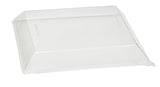 Lids, Low Dome, Plastic, Clear,4 - 25 COUNT