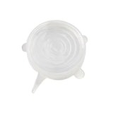 Lids, 2.5 Inch, Silicone, Translucent, Reusable,100 - 100 EACH