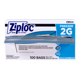 Bags, Freezer, 2 Gallon, Clear, 13 x 15 Inch,100 - 1 EACH
