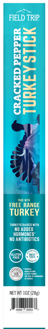 Meat Sticks, Turkey, Cracked Pepper,24 - 1 OUNCE