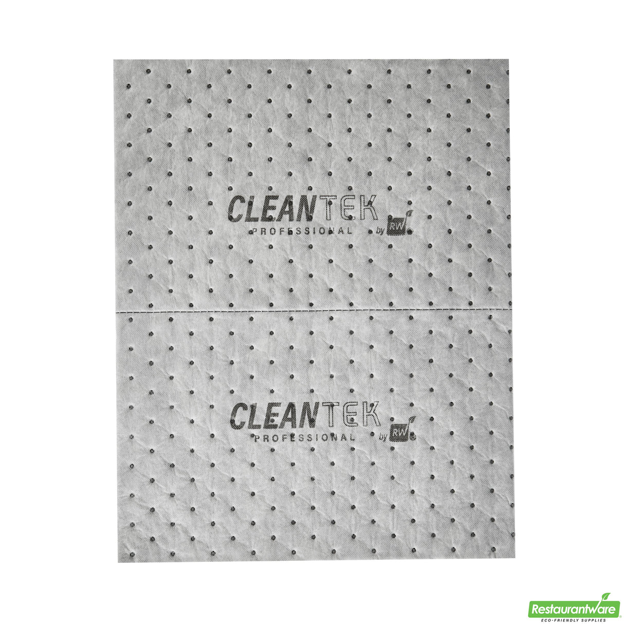 Sorbent Pad, Clean Tek, 15 x 19 Inch, Gray, Perforated,100 - 1 EACH