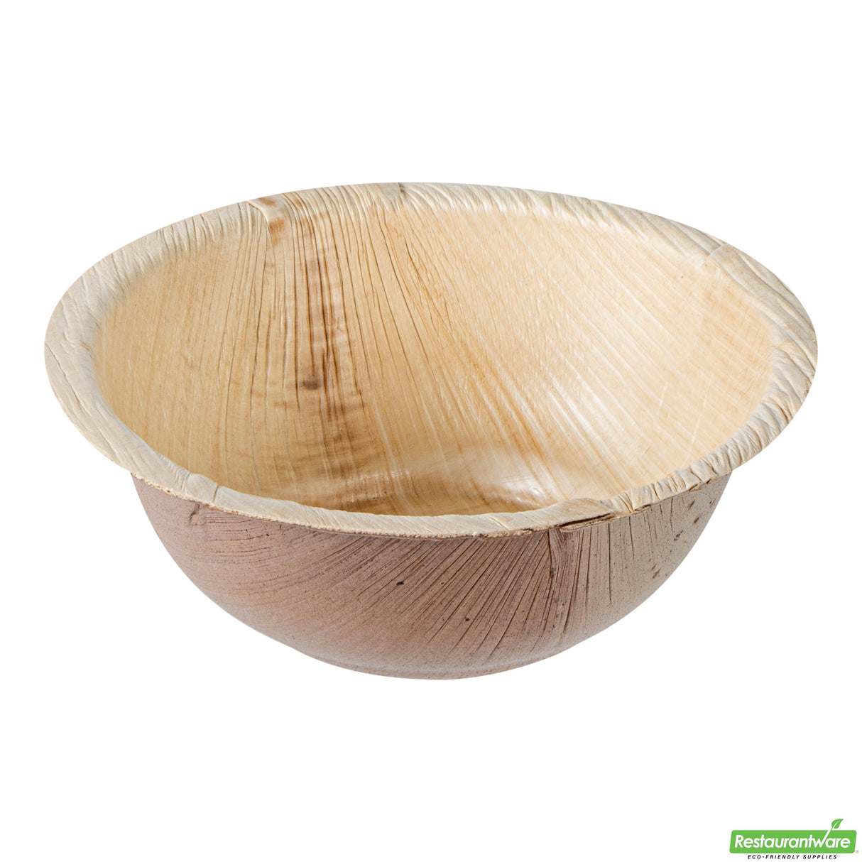 Bowls, Indo 9 Ounce, Palm Leaf, Natural, 5 x 5 x 2 Inch, Round,4 - 25 COUNT
