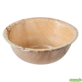 Bowls, Indo 15 Ounce, Palm Leaf, Natural, 6 x 6 x 2.25 Inch, Round,25 - 1 EACH