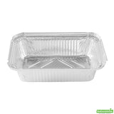 Containers, Foil Lux 7.25 x 5.25 x 1.75 Inch, Aluminum, 1.50 Pound, Oblong,100 - 1 EACH