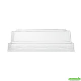 Lids, Dome, Mini Serve, Plastic, Clear, Rectangular, for 3 Ounce Dessert Cup,4 - 25 COUNT