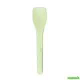 Spoons, Ice Cream, Basic Nature, Plastic, Yellow, 4 Inch, Heat-Resistant, CPLA,100 - 1 EACH