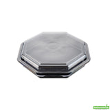 Containers, RW Base 9 x 9 x 2 Inch, Plastic, Black, Octagonal, includes Clear Lid,100 - 2 PIECE