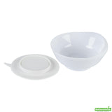 Bowls, Scoop, Adapt Tek Plastic, 19 Ounce, White, Suction Base, 5.75 x 5.75 x 3 Inch, Round,20 - 1 COUNT