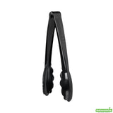 Tongs, Scalloped, Cater Tek Heavy-Duty, 7.50 Inch, Plastic, Black,10 - 1 EACH
