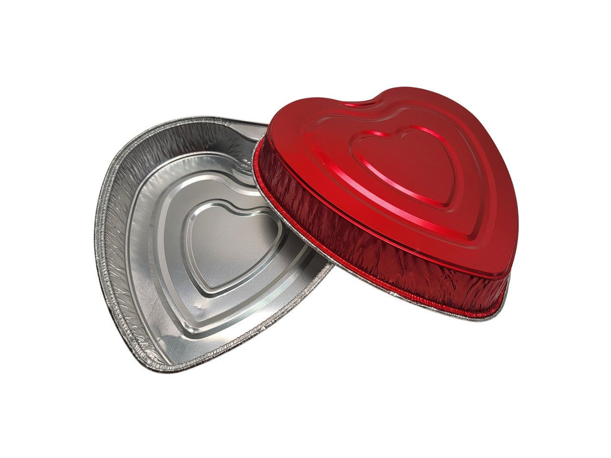 Pans, Cake, Foil, Heart Shape,100 - 1 EACH