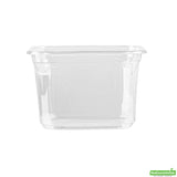 Containers, Deli & Snack, Thermo Tek 16 Ounce, Plastic, Clear, 4.50 x 4.50 x 3 Inch, Square,50 - 1 EACH