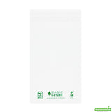 Bags, Self-Sealing, Basic Nature 6 x 4 Inch, Plastic, Clear, PLA, PBAT Lip & Tape,100 - 1 EACH