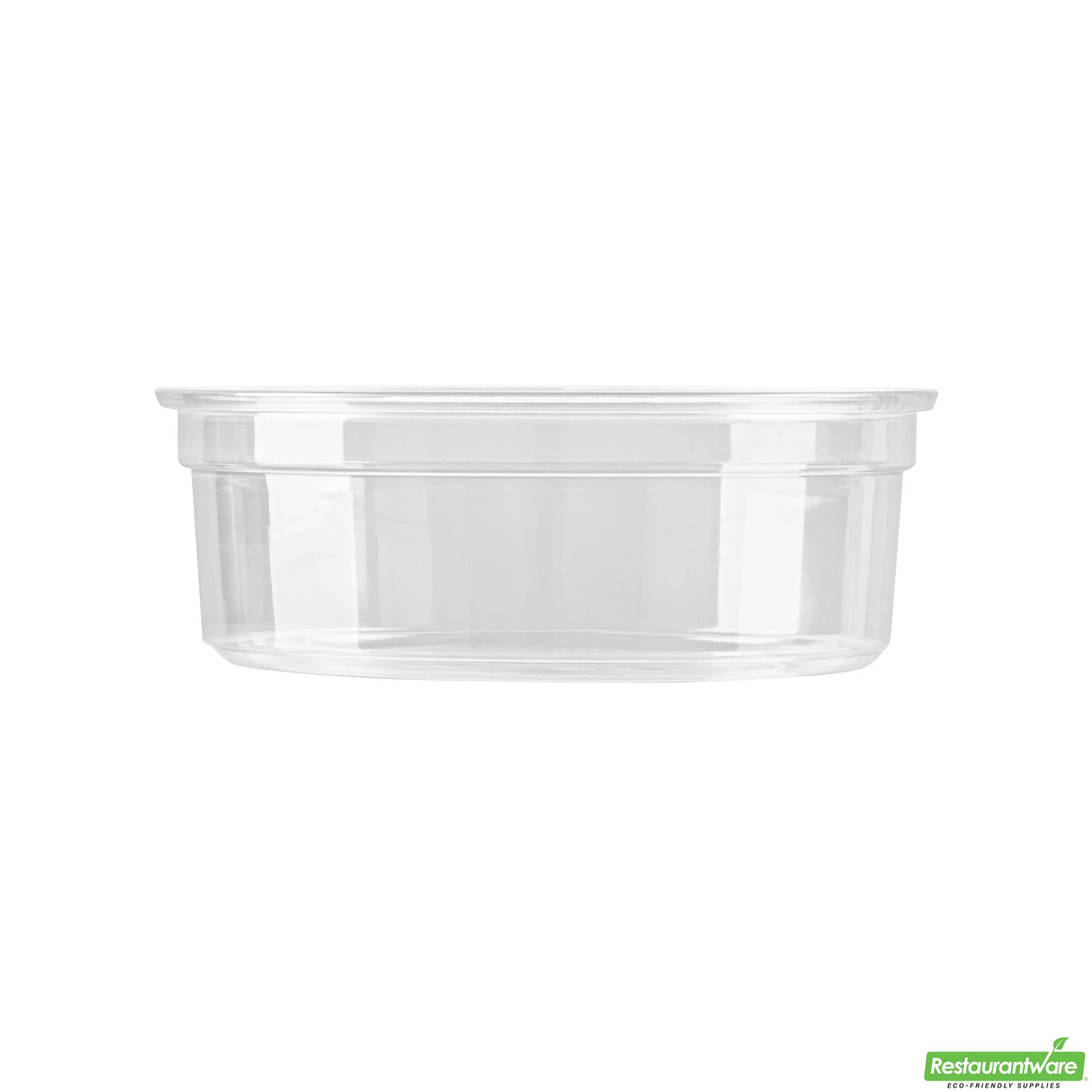Containers, To-Go Deli, Thermo Tek 8 Ounce, Plastic, Clear, 4.50 x 4.50 x 1.50 Inch, Round,4 - 25 COUNT