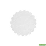 Doilies, Pastry Tek 8 x 8 Inch, Paper, White, Round,100 - 1 EACH