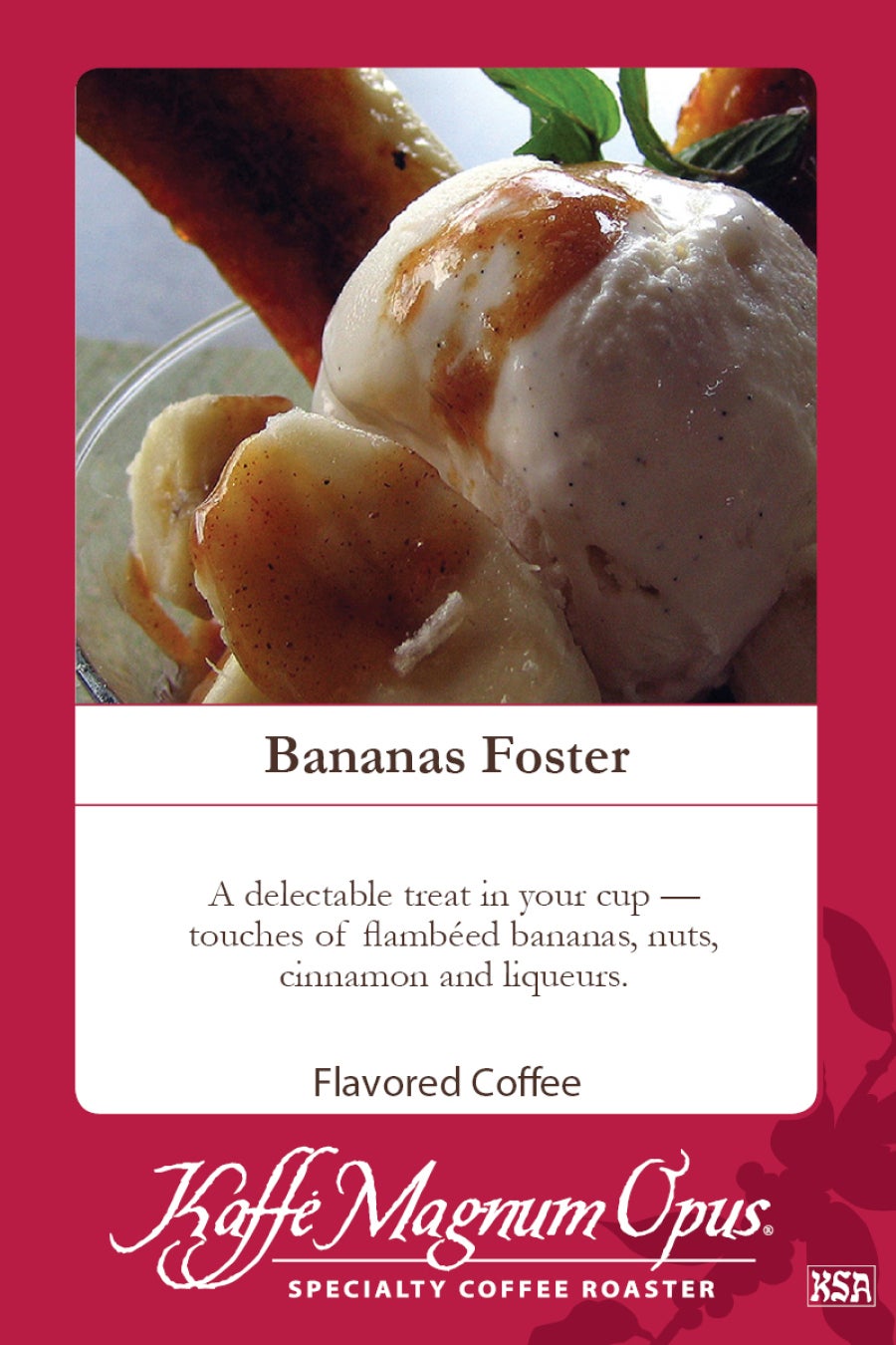 Coffee, Whole Bean, Banana Foster,2 - 5 POUND