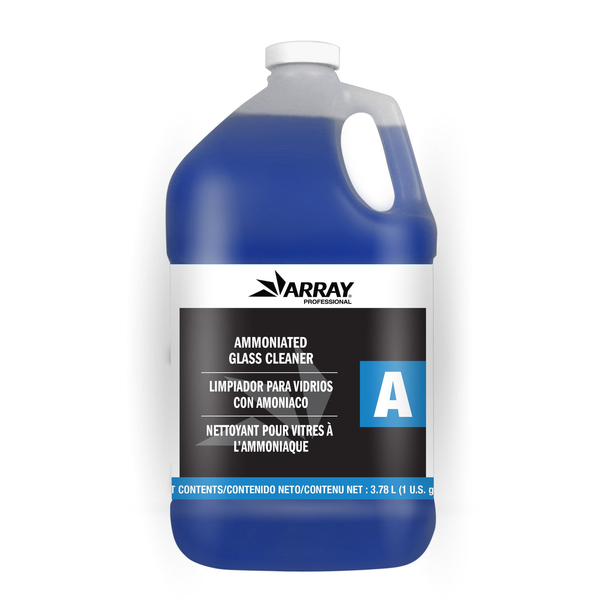 Cleaner, Glass, Liquid, Ammoniated,1 - 1 GALLON