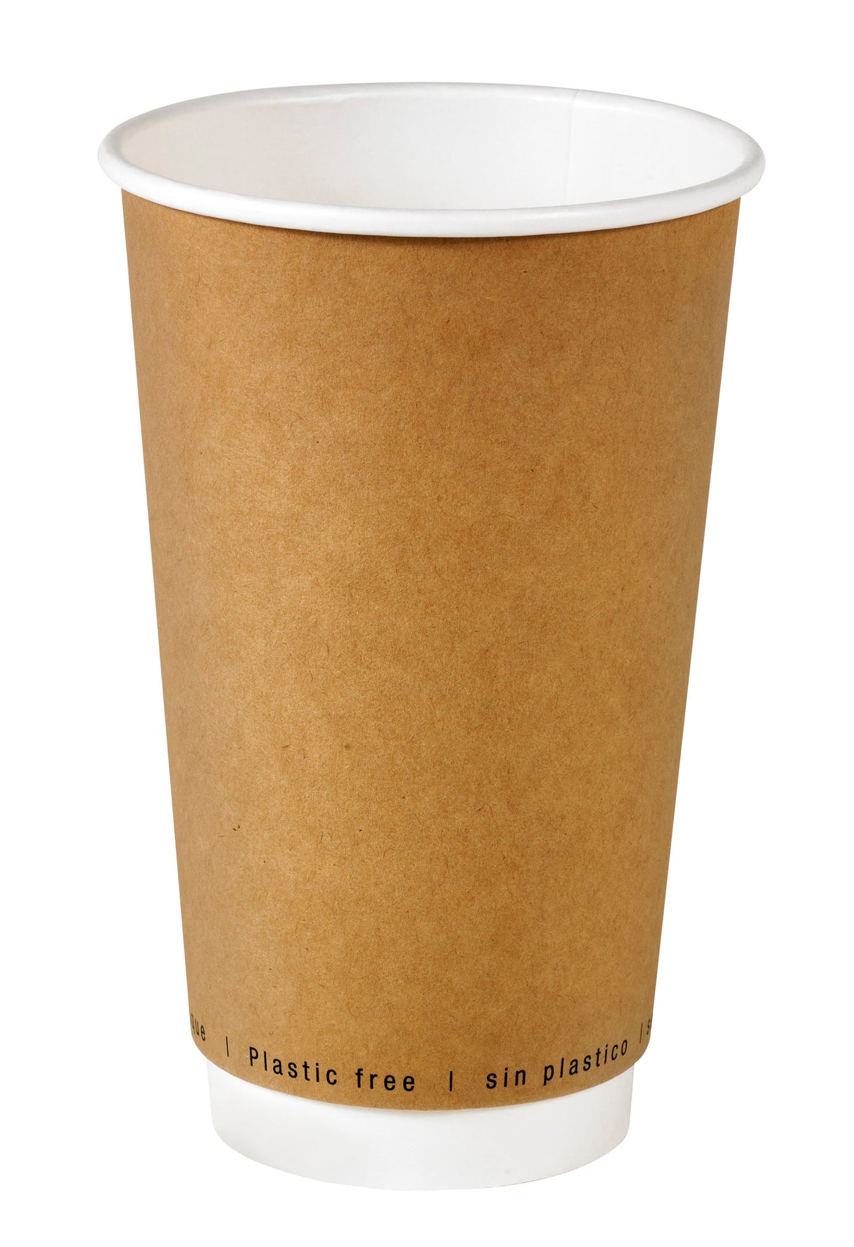 Cups, 16 Ounce, Paper, Kraft, Double-Wall,20 - 50 COUNT
