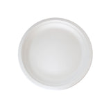 Plates, Sugarcane, White, Round,8 - 50 COUNT