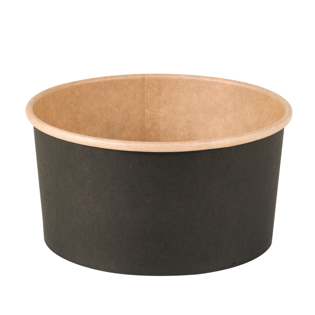 Bowls, Buckaty 33 Ounce, Paper, Black & Kraft, 5.9 x 5 x 2.95 Inch,8 - 45 COUNT