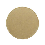 Lids, 2.9 Inch, Paper, Kraft, for 6 Ounce Paper Cups,20 - 50 COUNT