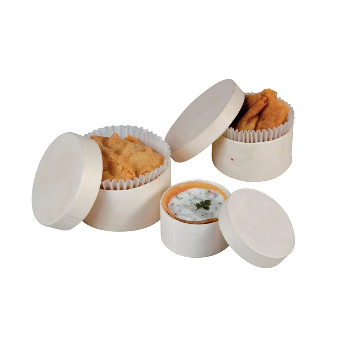 Cup Set, Assorted Size, Wood,96 - 3 PIECE