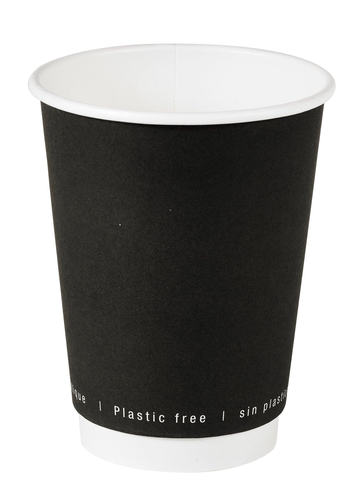 Cups, 12 Ounce, Paper, Black, Double-Wall,20 - 50 COUNT